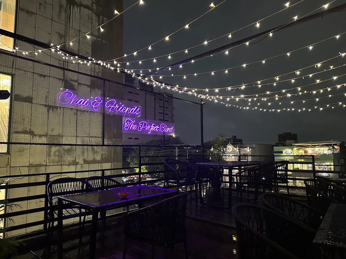 Chai & Friends The Perfect Blend neon sign